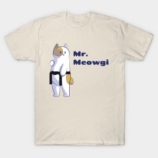 Mr. meowgi, the karate cat T-Shirt